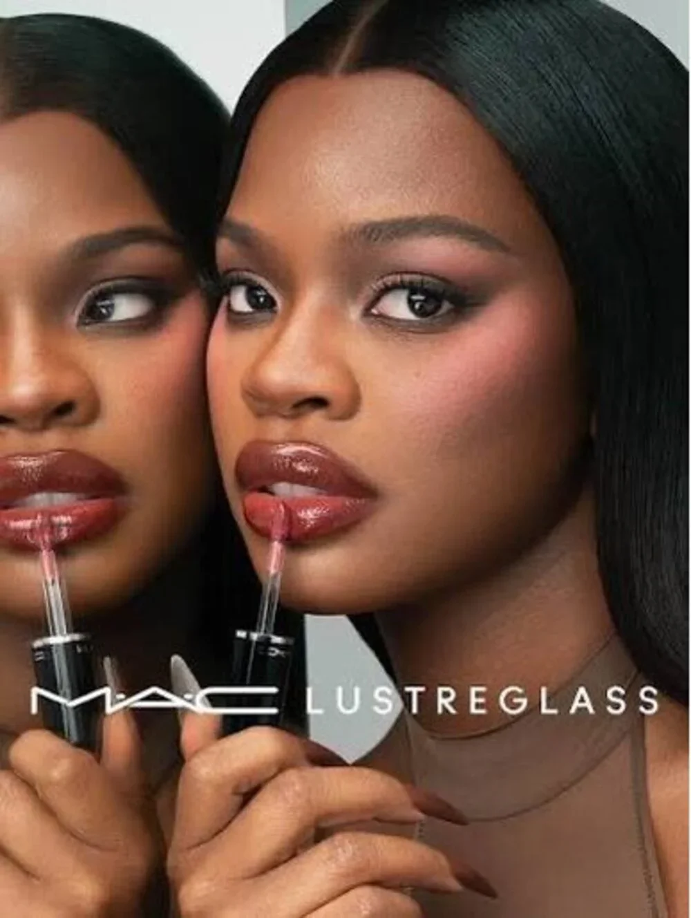 Brand New MAC Lustreglass Stainglass Lip Tint 946 Business Casual NEW in Box